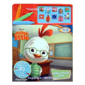 Disney Channel - Disney's Chicken Little. Interactive Color Along Play-a-Sound Book