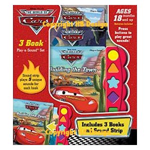 Disney Channel - Disney PIXAR Cars : Building the Town. 3-Book Play-a-Sound Set