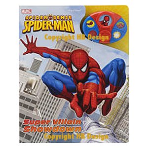 Cartoon Network - Spider Sense Spider-Man : Super Villain Showdown. Wristband Adventure Play-a-Sound Book
