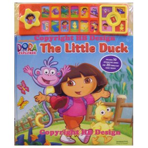 Nick Jr - Dora The Explorer : The Little Duck. GIANT Interactive Play-a-Sound Storybook with Game